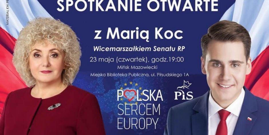 Otwarte spotkanie z Marią Koc w Mińsku Mazowieckim