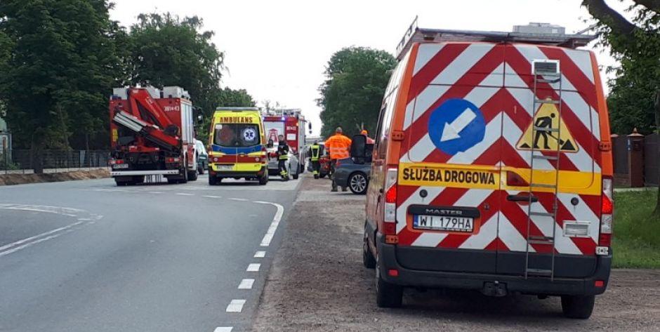 Zderzenie na skrzyżowaniu Brzeska-Terespolska w Siedlcach