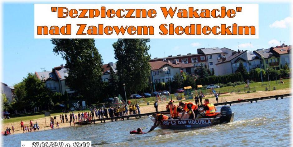 Ratownicze ćwiczenia nad siedleckim zalewem