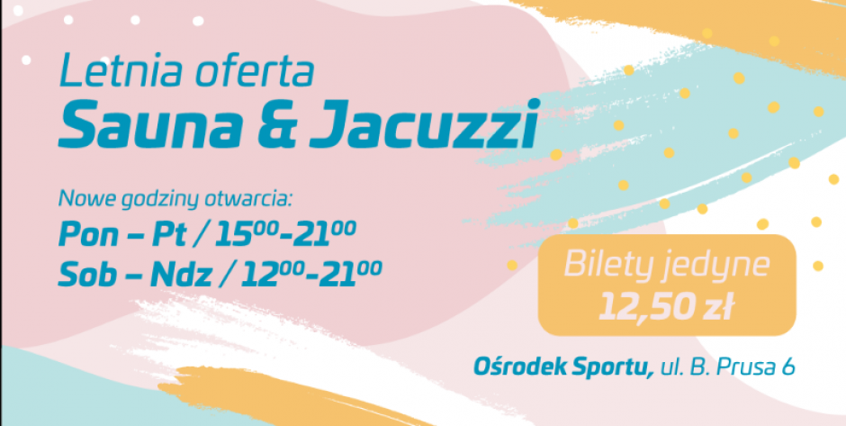 Sauna i jacuzzi na lato