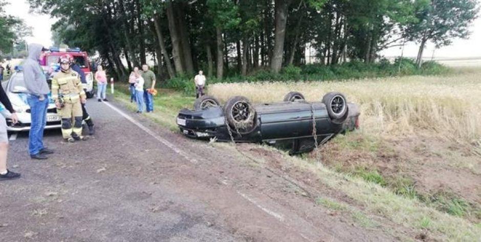 Audi dachowało w Zembrowie