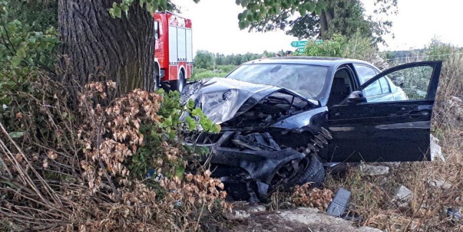 Wypadek na drodze Siedlce-Hołubla