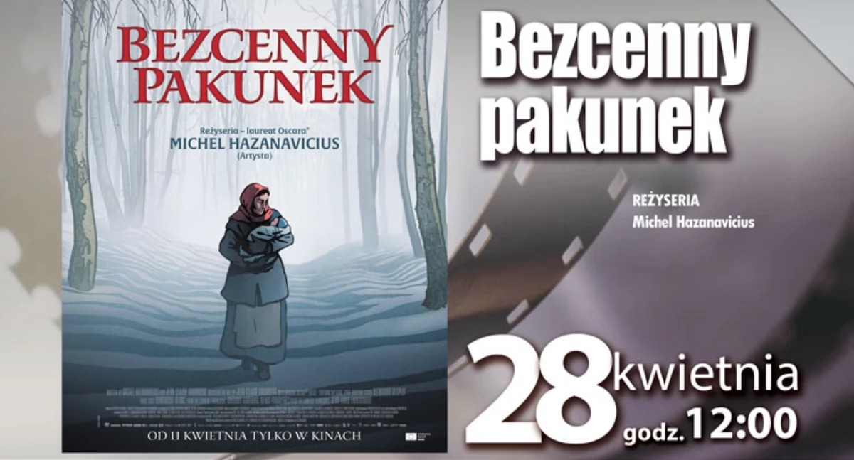 28 KWIETNIA o 12:00 zapraszamy na  spotkanie w CYKLU KINO SENIORA: BEZCENNY PAKUNEK!