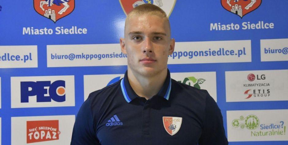 Oskar Repka piłkarzem Pogoni Siedlce