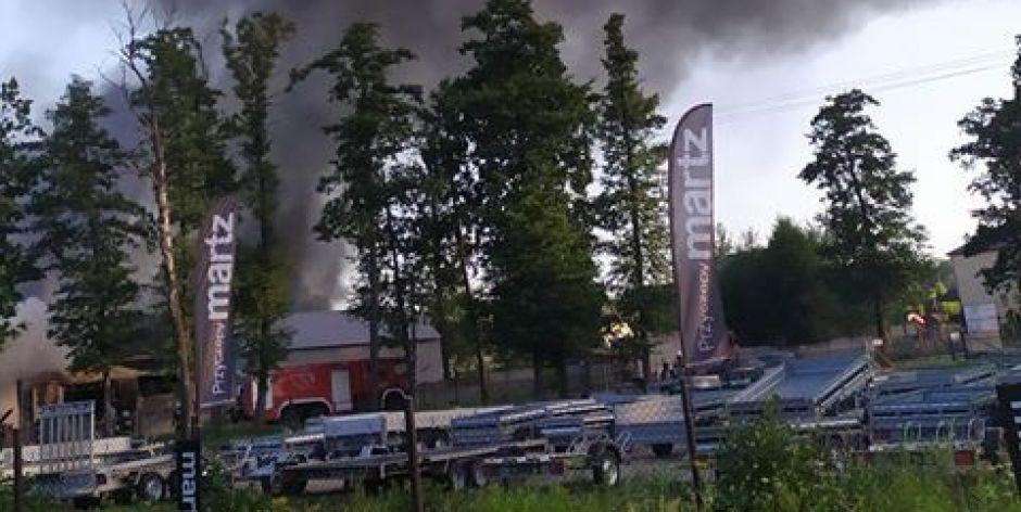 Spalił się warsztat samochodowy w Starym Koniku