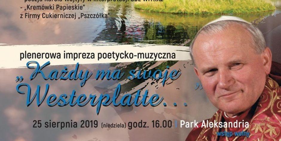 W Parku Aleksandria w Siedlcach – Koncert, wiersze i kremówki