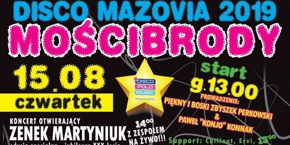 Disco Mazovia 2019 w Mościbrodach – Zagrają Zenek Martyniuk, Łobuzy, Daj To Głośniej i wielu innych!