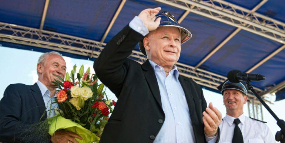 Jarosław Kaczyński w Zbuczynie