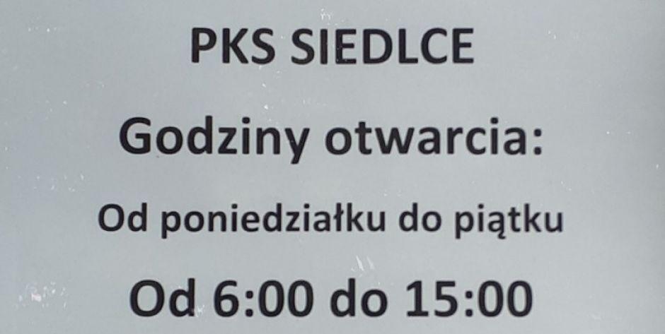 Autobusy siedleckiego PKS-u kursują spod 