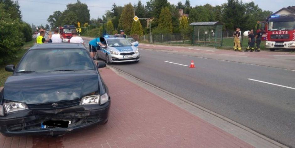 Kolejny wypadek w Żelkowie