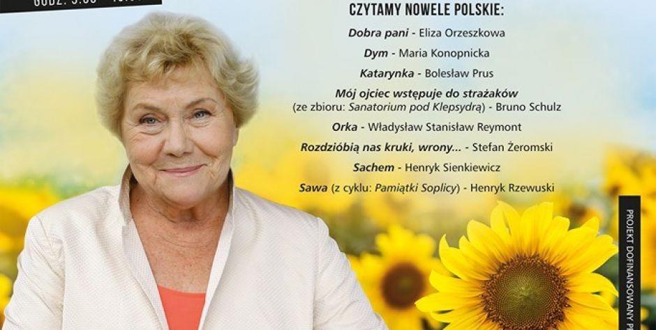 Narodowe Czytanie w Siedlcach. Przyjedzie Teresa Lipowska