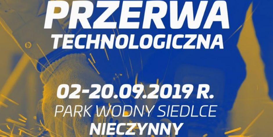 Park Wodny Siedlce zamknięty na 3 tygodnie