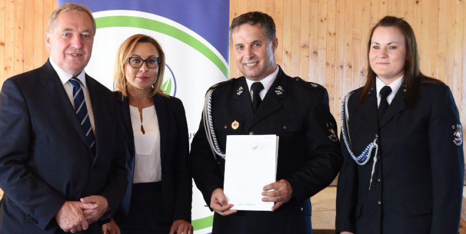 Wojewódzki Fundusz Ochrony Środowiska wspiera strażaków