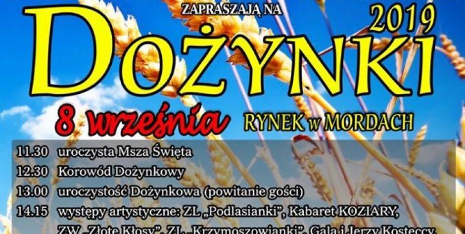Dożynki w Mordach na nowym rynku 