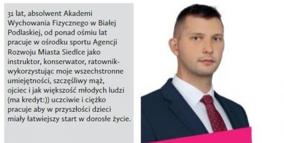 Sebastian Hunder zostanie nowym radnym w Siedlcach