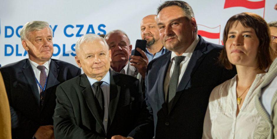 Jarosław Kaczyński dziękował w Siedlcach za pomnik brata 