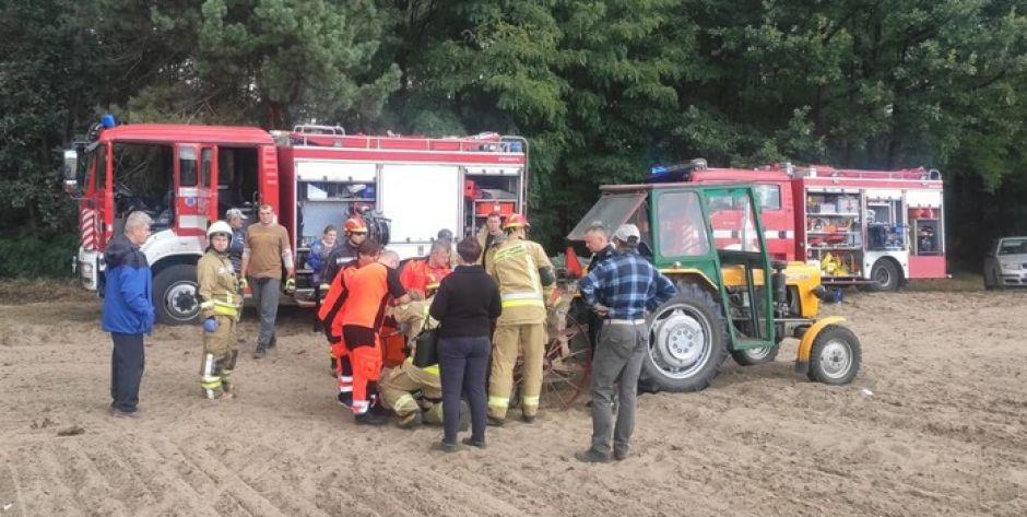 Tragedia podczas prac polowych