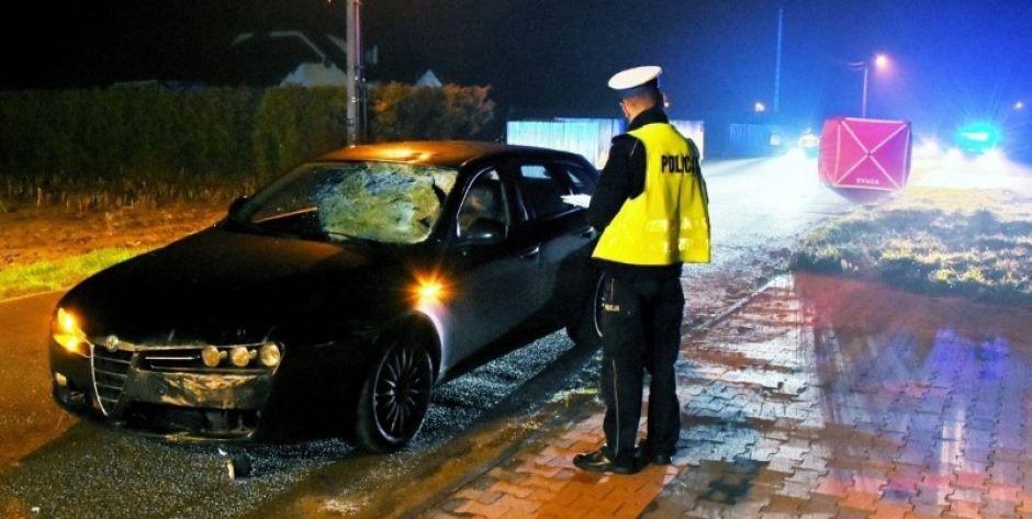 Rowerzysta zginął na miejscu