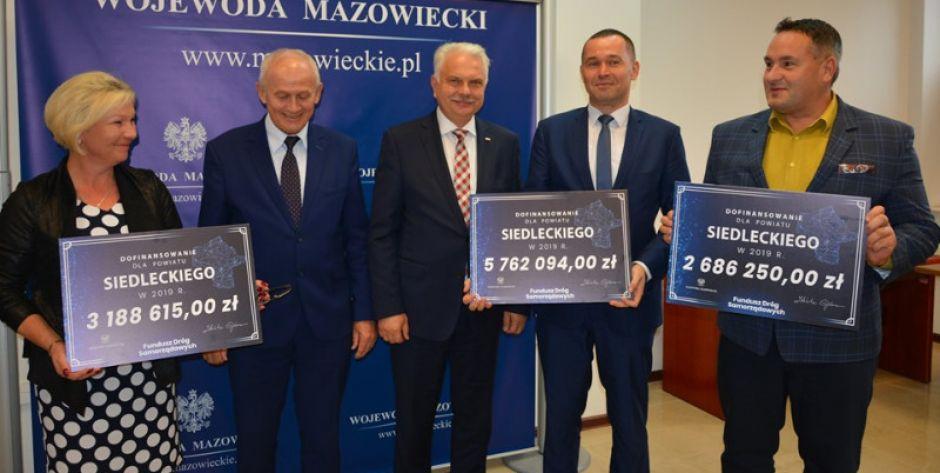 Miliony na drogi w powiecie siedleckim