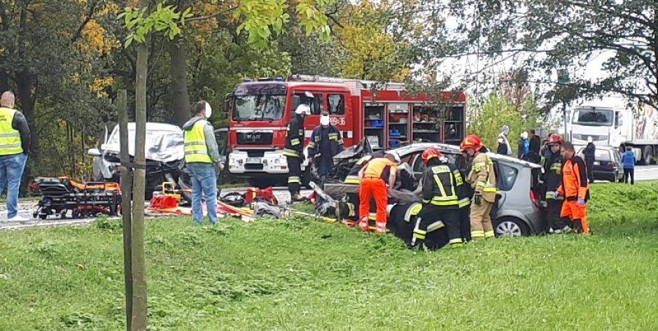 Czołówka w Mościbrodach - Droga zablokowana! (Aktualizacja)