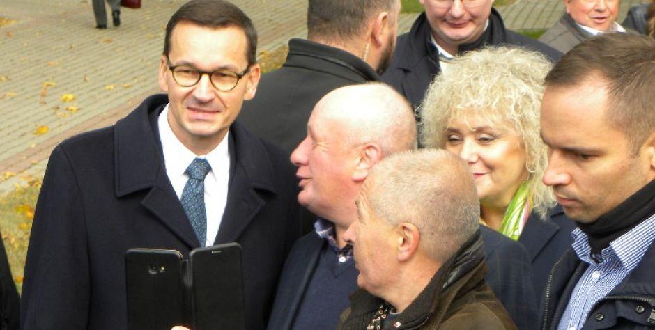 Premier Mateusz Morawiecki w Wierzbnie