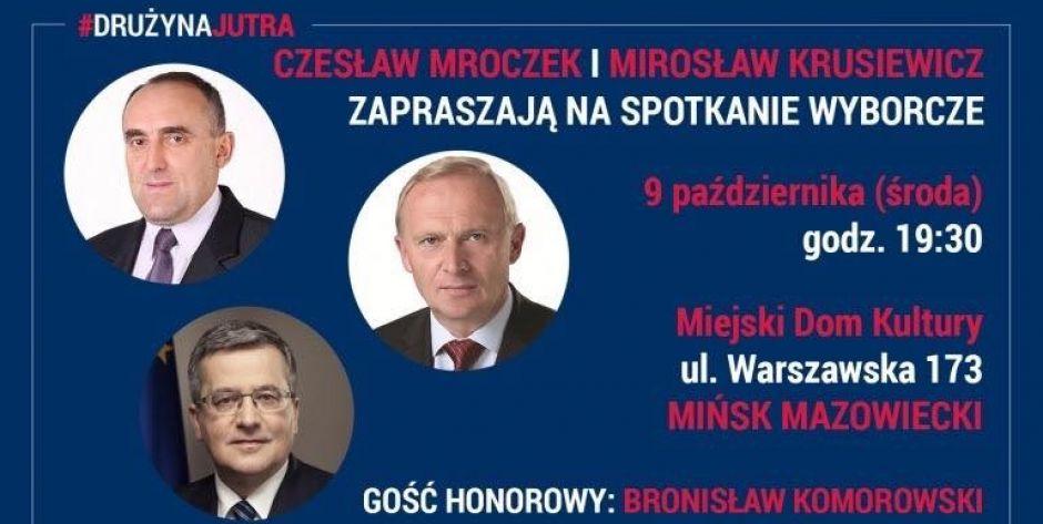 Bronisław Komorowski przyjedzie do Mińska Mazowieckiego