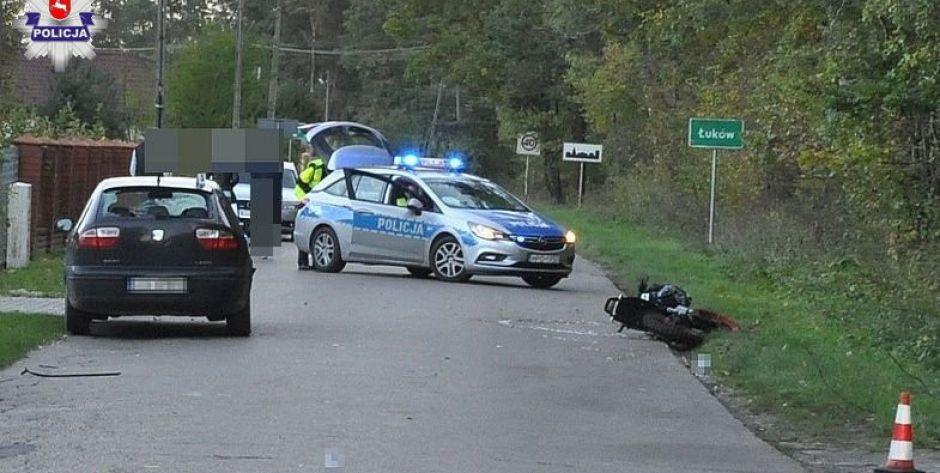 W motorowerze nie zadziałały hamulce 