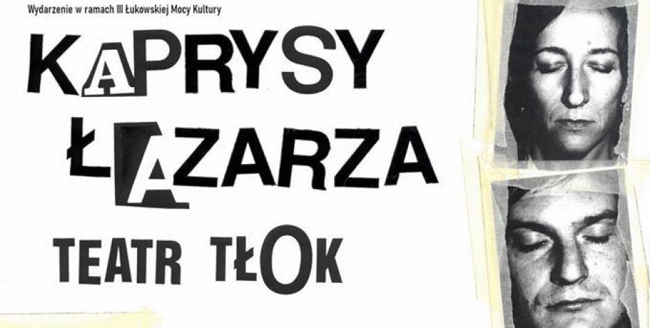 Łuków: Zaproszenie na spektakl Teatru „Tłok” 