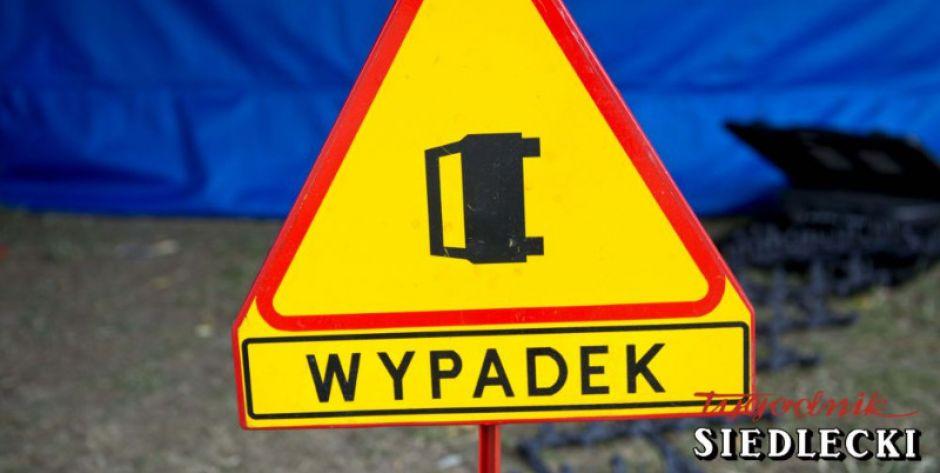 Pijany motorowerzysta uległ wypadkowi 