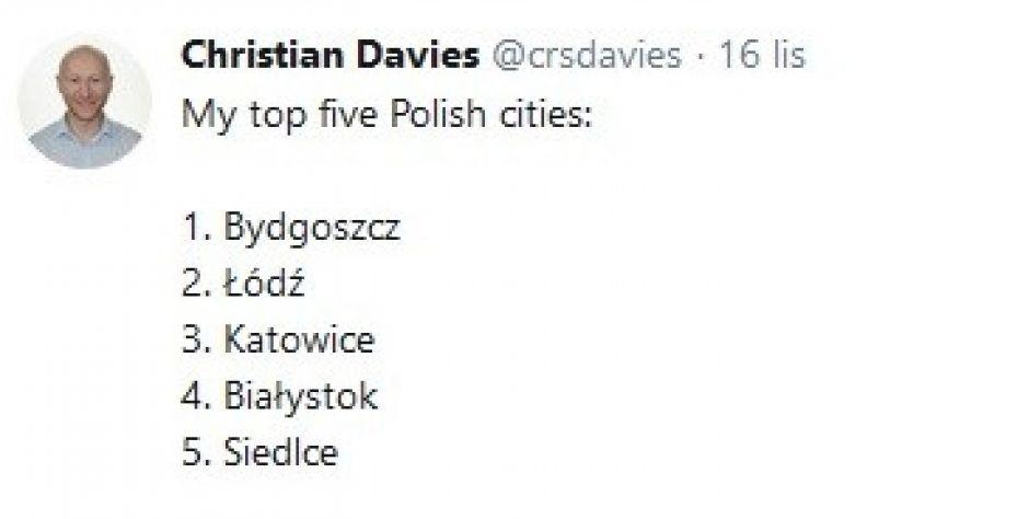 Siedlce jednym z ulubionych miast brytyjskiego dziennikarza 