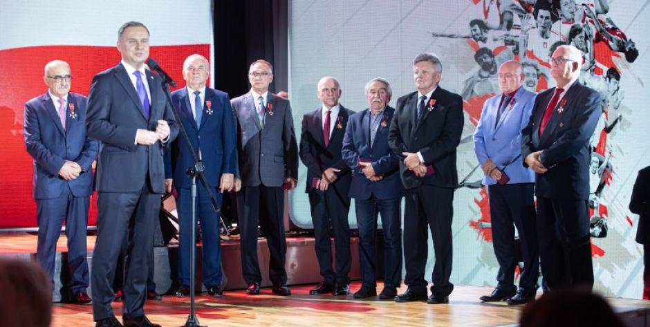 Janusz Maciejewski ze Złotym Krzyżem Zasługi