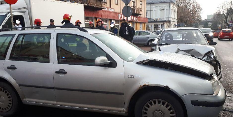 Zderzenie golfa z seicento