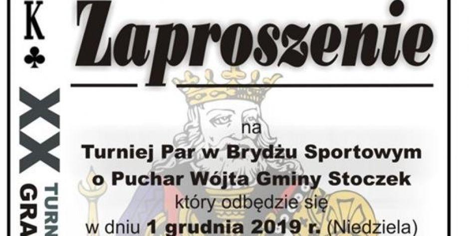 Turniej brydżowy o puchar wójta