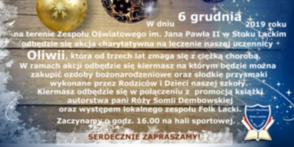 Kiermasz dla Oliwii w Stoku Lackim