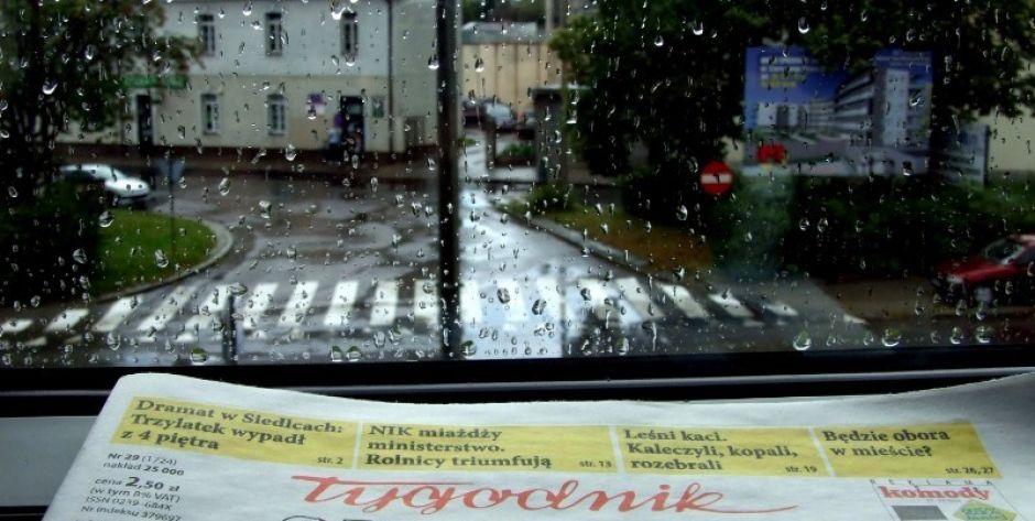 Ostrzeżenie o intensywnych opadach deszczu