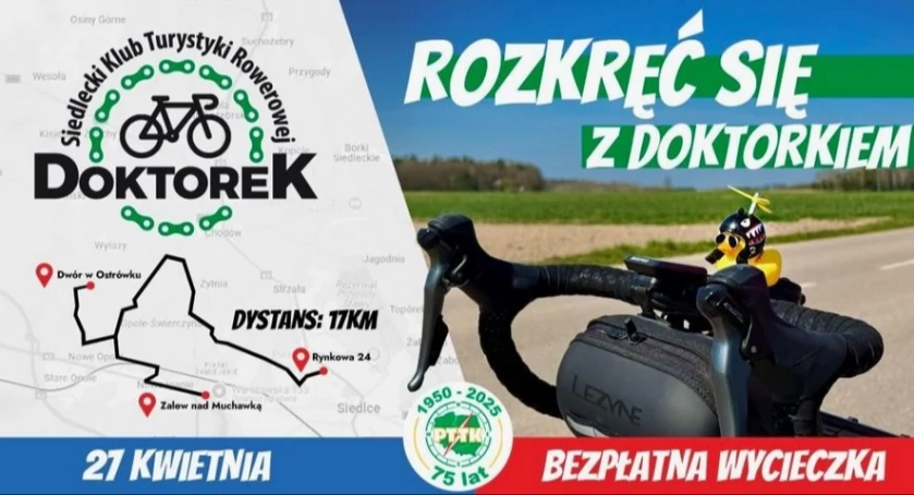 Siedlce: Wybierz się na wycieczkę rowerową z „Doktorkiem”