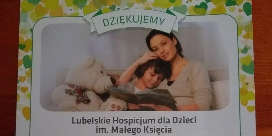 Hospicjum dziękuje za nakrętki aktualizacja
