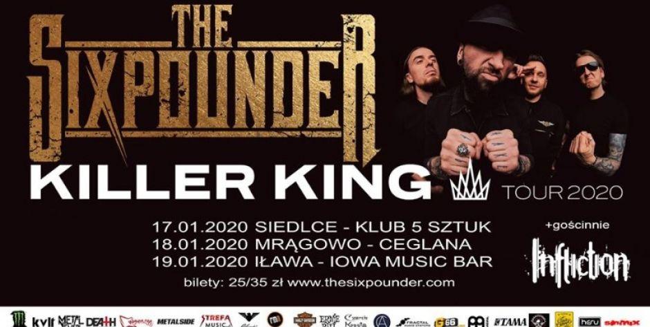 Noc mocnego brzmienia w Pięciu Sztukach – Zagrają: The Sixpounder, Aterra i Infliction
