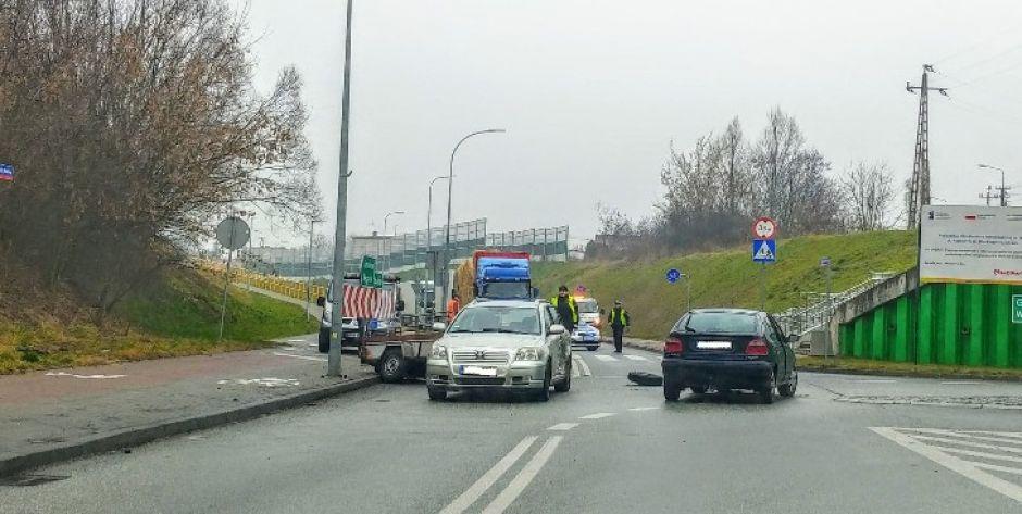 Zderzenie na ul. Pileckiego