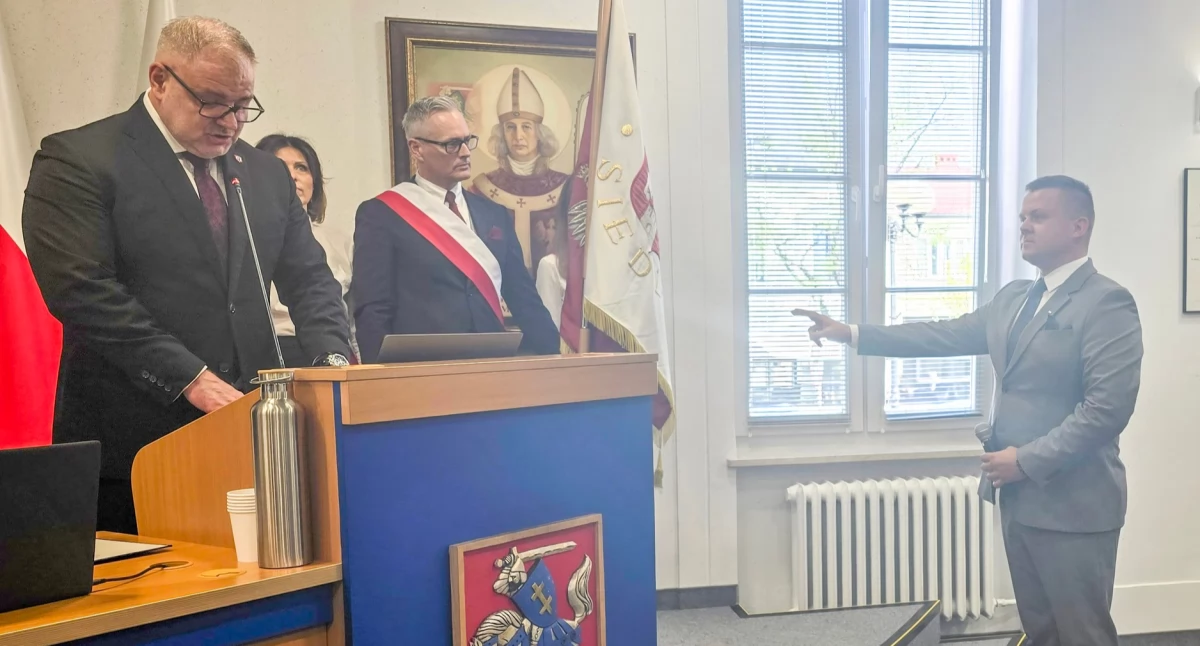 Siedlce: Nowy radny złożył ślubowanie