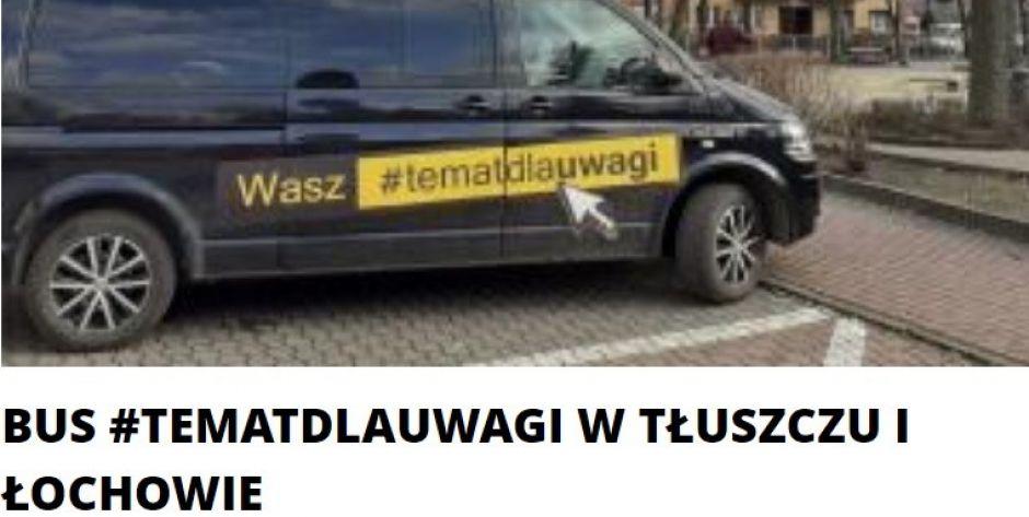 Bus programu „Uwaga” w tłusty czwartek w Łochowie