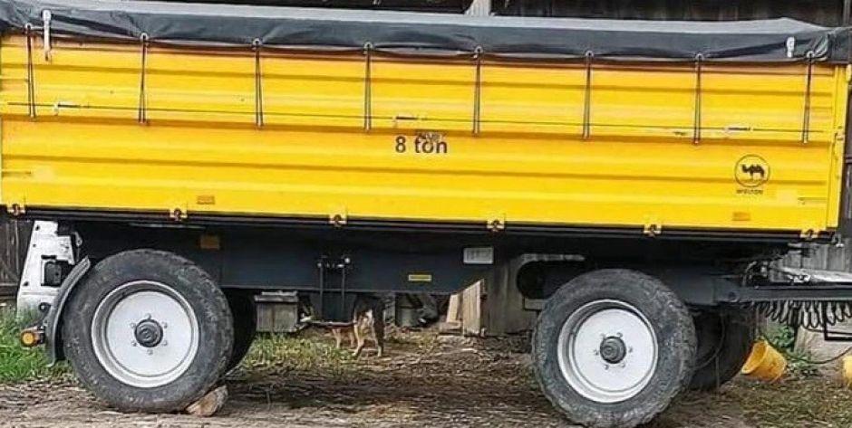 Skradziono przyczepę rolniczą!  