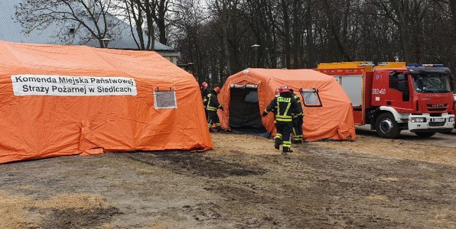 Siedlce: Ćwiczyli na wypadek wystąpienia koronawirusa