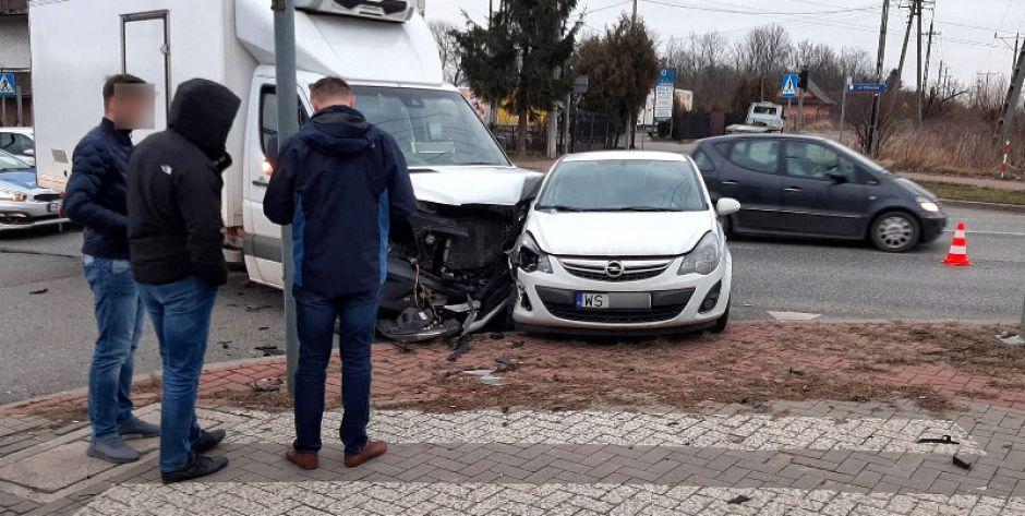 Zderzenie na światłach - ul. Północna i Graniczna