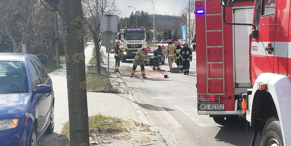 4 samochody się zderzyły na ulicy Garwolińskiej w Siedlcach (aktualizacja)