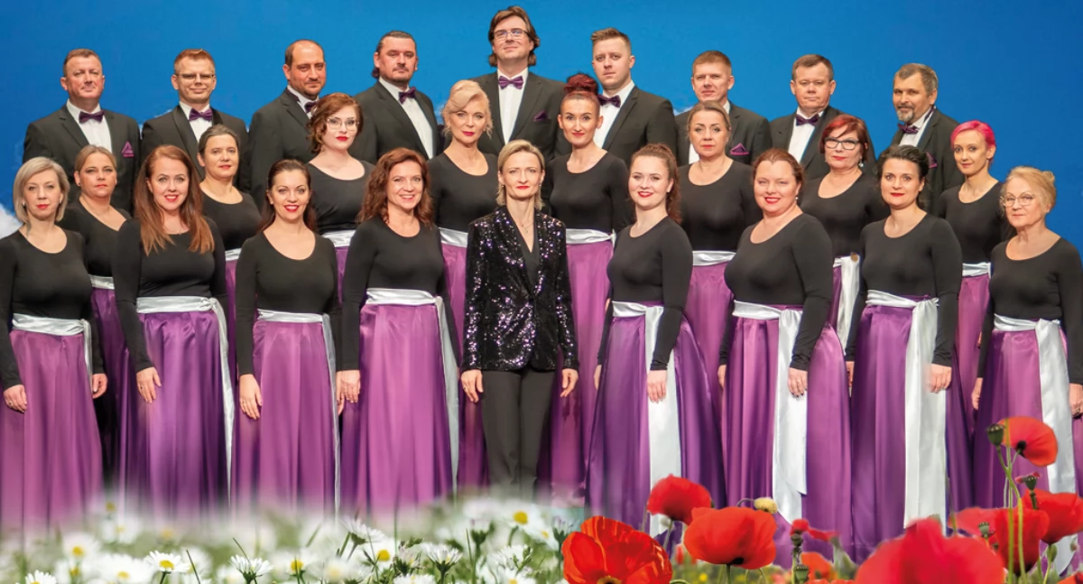 Koncert pieśni patriotycznych Chóru Miasta Siedlce w Parku Aleksandria