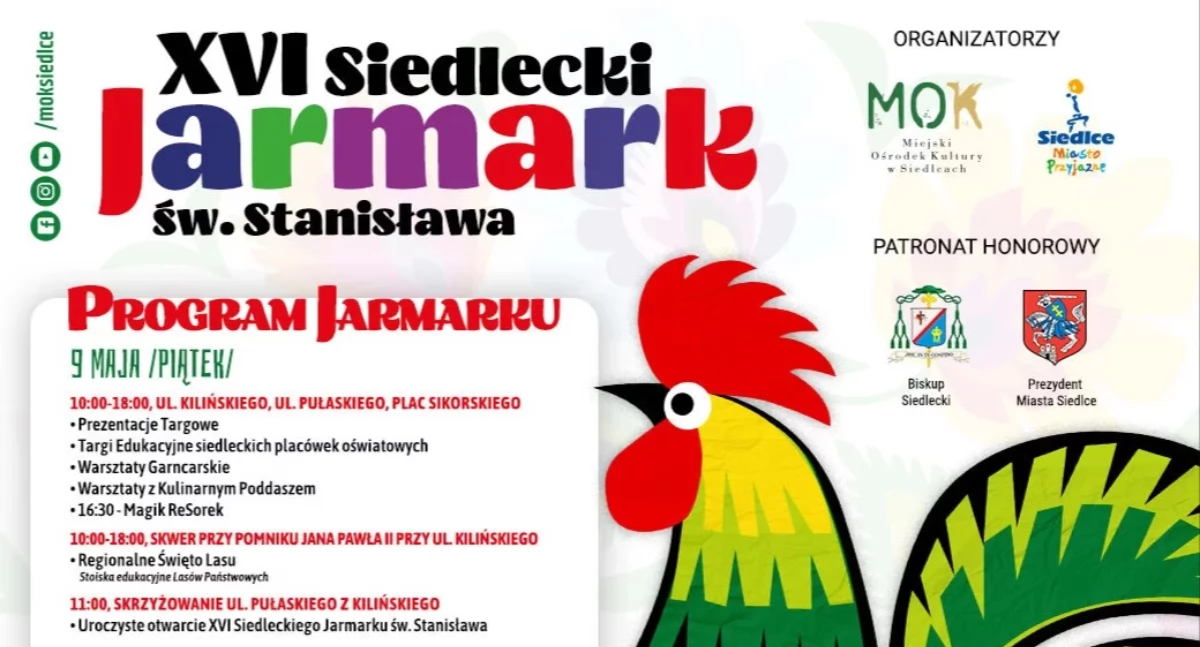 Siedlce: Będzie Jarmark św. Stanisława ze smakiem