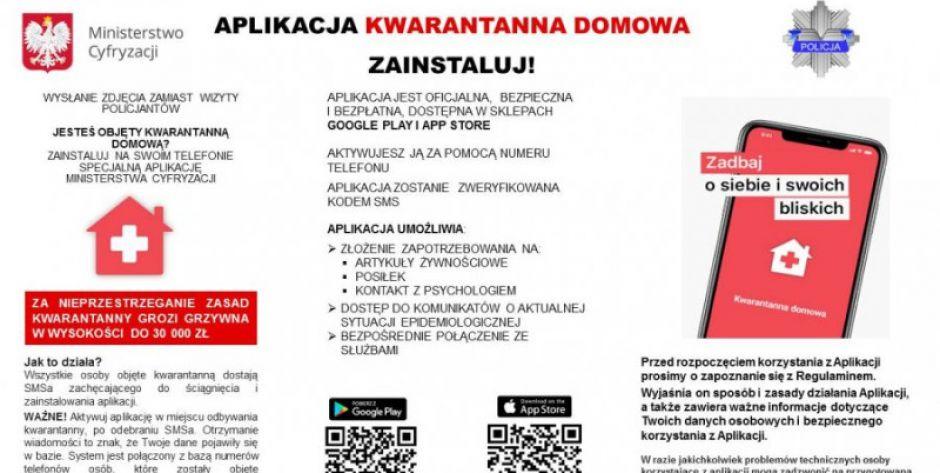 Kwarantanna Domowa - Aplikacja dla osób objętych kwarantanną