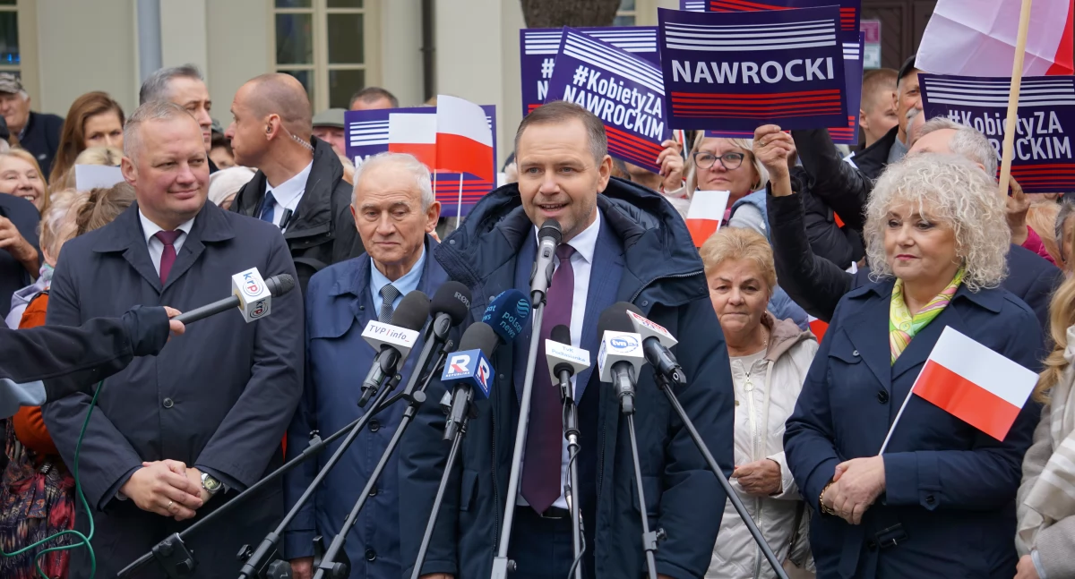 Karol Nawrocki w Węgrowie: O przejętej kawalerce, inwestycjach i bezpieczeństwie żywnościowym