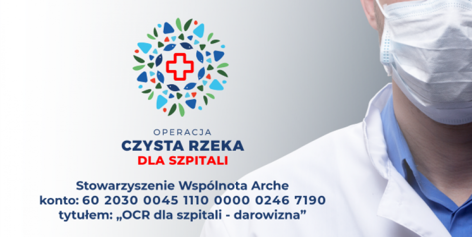 Nie mogą sprzątać rzek, więc organizują zbiórkę dla szpitali